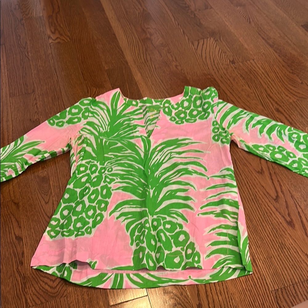 Lilly Pulitzer Pink and Green tunic